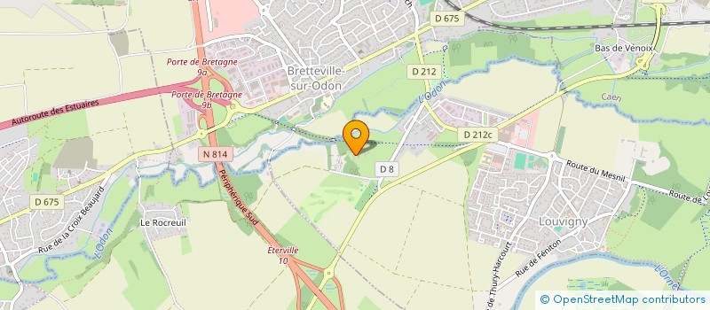 localisation de l'entreprise SCI THE GOLD CAB  LOUVIGNY