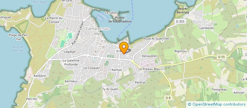 localisation de l'entreprise SCI THE GOLDEN TOWER  CAMARET-SUR-MER