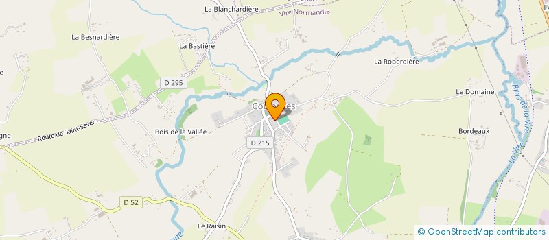 localisation de l'entreprise SCI THE GRANGE  VIRE NORMANDIE