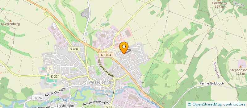 localisation de l'entreprise SCI THE HAPPY SIX  WASSELONNE