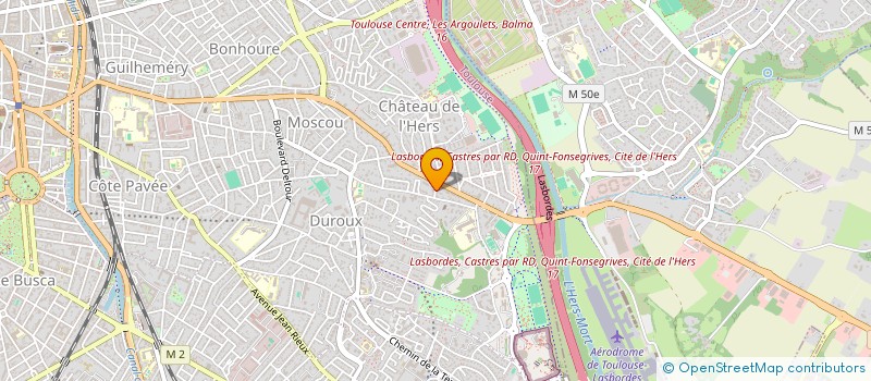 localisation de l'entreprise SCI THE KEY à TOULOUSE