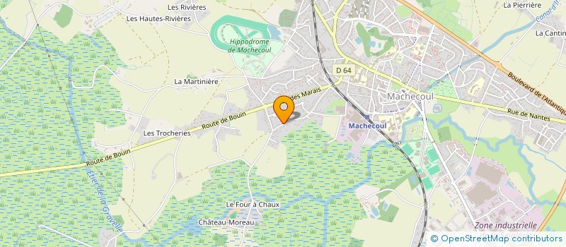 localisation de l'entreprise SCI THE M FAMILY  MACHECOUL-SAINT-MEME