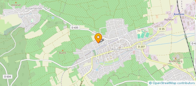 localisation de l'entreprise SCI THE ONE  ROSHEIM