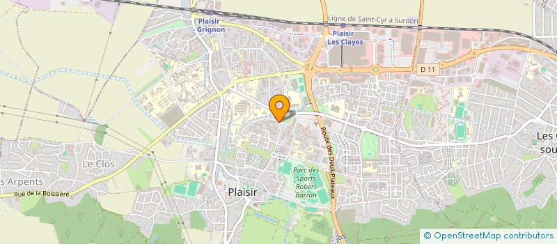 localisation de l'entreprise SCI THE PEACE  PLAISIR