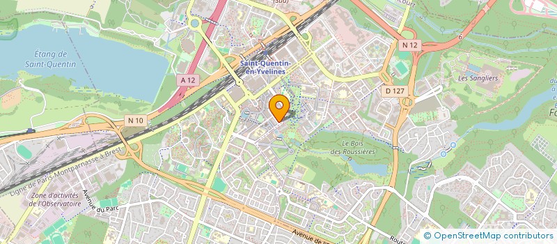 localisation de l'entreprise SCI THE POOL  MONTIGNY-LE-BRETONNEUX