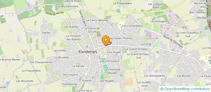 localisation de l'entreprise SCI THE QUEEN à FONDETTES