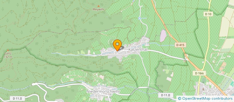 localisation de l'entreprise SCI THE SNOW  KATZENTHAL