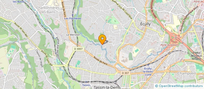 localisation de l'entreprise SCI THE STROKES  ECULLY