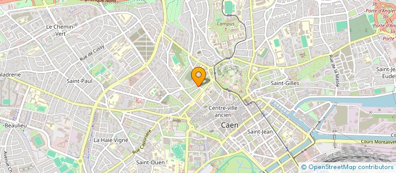 localisation de l'entreprise SCI THEA à CAEN
