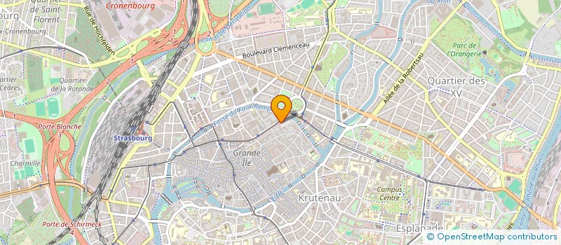 localisation de l'entreprise SCI THEATRE ALSACIEN STRASBOURG  STRASBOURG