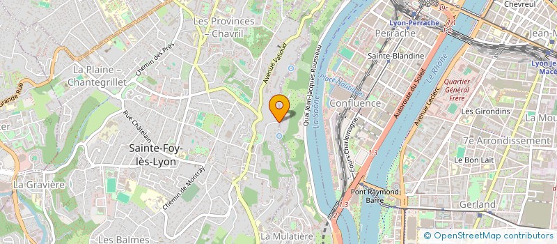 localisation de l'entreprise SCI  THEATRE VERCORS  SAINTE-FOY-LES-LYON