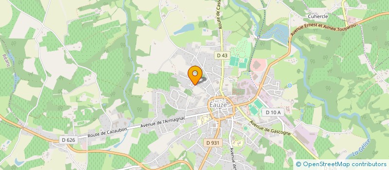 localisation de l'entreprise SCI THEAUXO  EAUZE