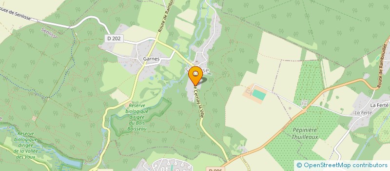 localisation de l'entreprise SCI THEBAIDE 44  SENLISSE