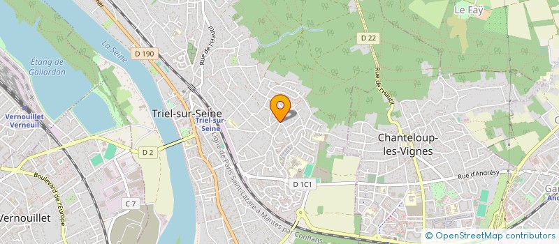 localisation de l'entreprise SCI THEBAIDE  CROISSY-SUR-SEINE