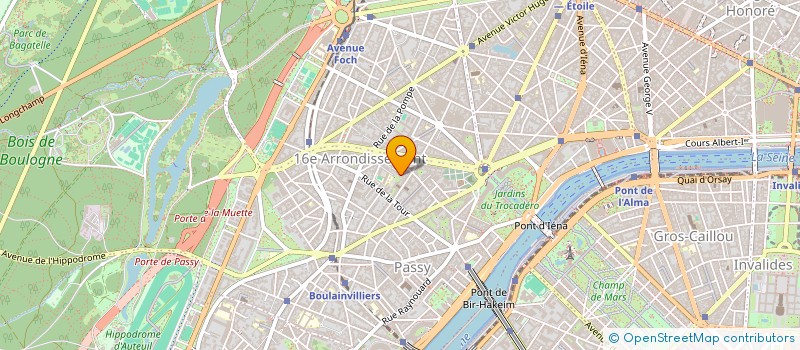 localisation de l'entreprise SCI THEBAUT DES BOURDONNAIS  PARIS