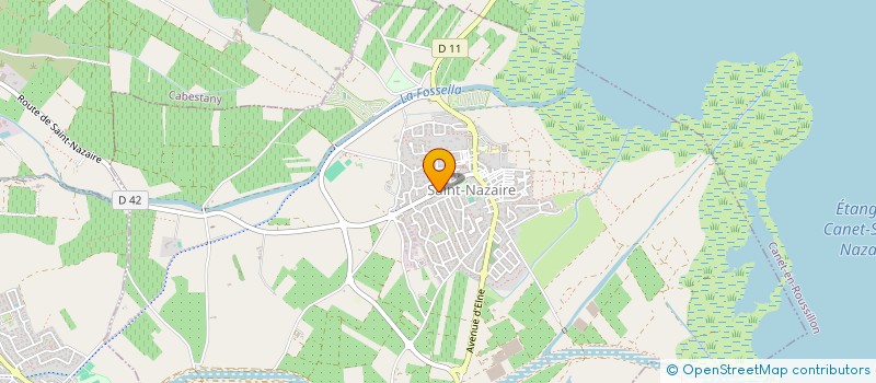 localisation de l'entreprise SCI THECHA  SAINT NAZAIRE