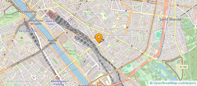 localisation de l'entreprise SCI THECO  PARIS