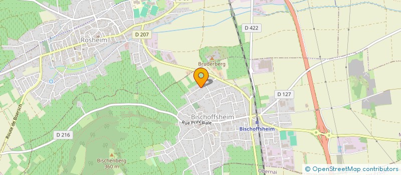 localisation de l'entreprise SCI THEGO  BISCHOFFSHEIM