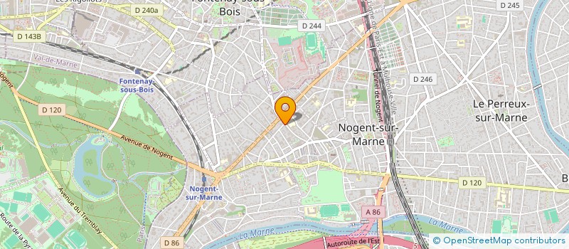 localisation de l'entreprise SCI THEHO  NOGENT-SUR-MARNE