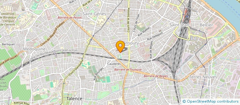 localisation de l'entreprise SCI THEIA  BORDEAUX