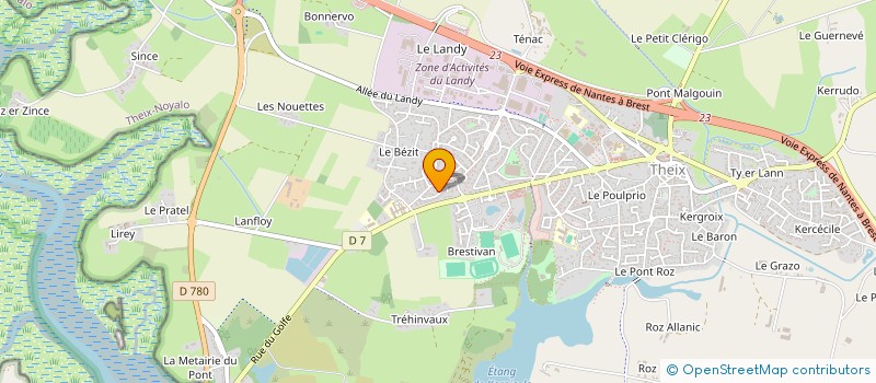 localisation de l'entreprise SCI THEIX AVRI  THEIX-NOYALO