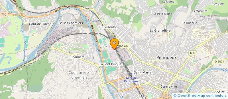 localisation de l'entreprise SCI THEL à PERIGUEUX