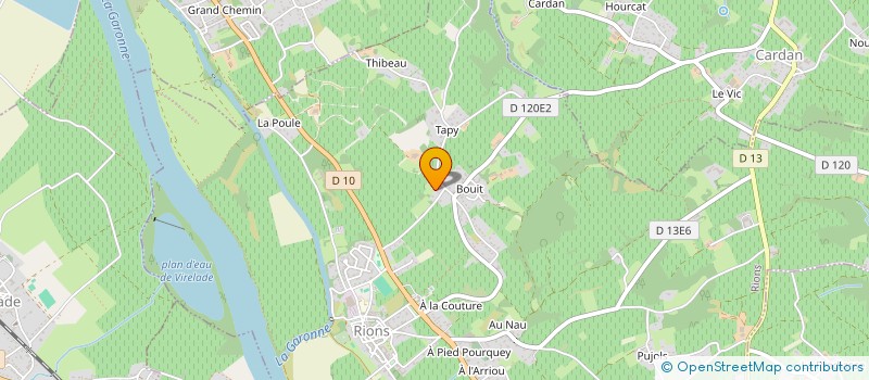 localisation de l'entreprise SCI THELA  OMET