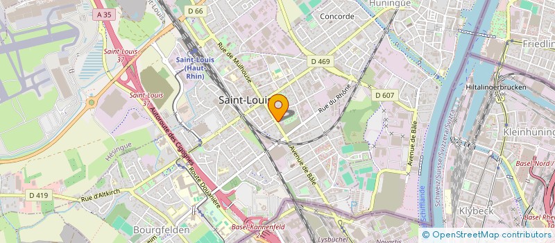 localisation de l'entreprise SCI THELEME  SAINT-LOUIS