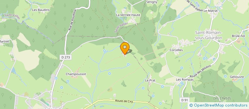 localisation de l'entreprise SCI THELEME  POUILLOUX