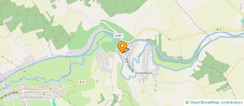 localisation de l'entreprise SCI THELIA  CREVIC