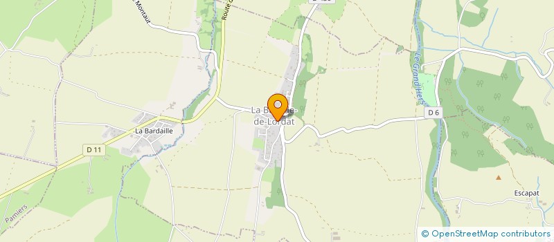 localisation de l'entreprise SCI THELIGO à LA BASTIDE-DE-LORDAT