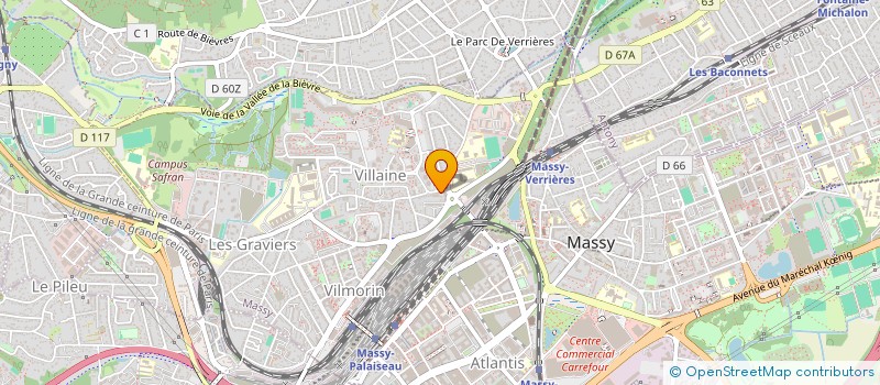 localisation de l'entreprise SCI THELILI à MASSY