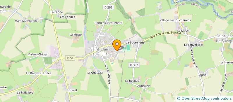 localisation de l'entreprise SCI THELIOS  SAINT-CLAIR-SUR-L'ELLE