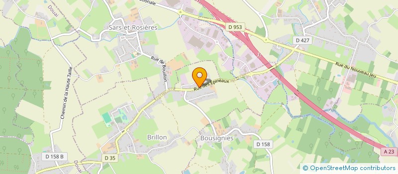 localisation de l'entreprise SCI THELLIER IMMO  BRILLON