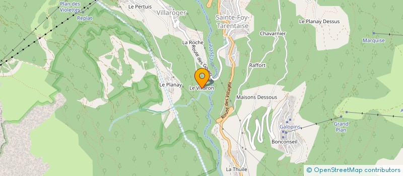 localisation de l'entreprise SCI THELMARC  SAINTE-FOY-TARENTAISE