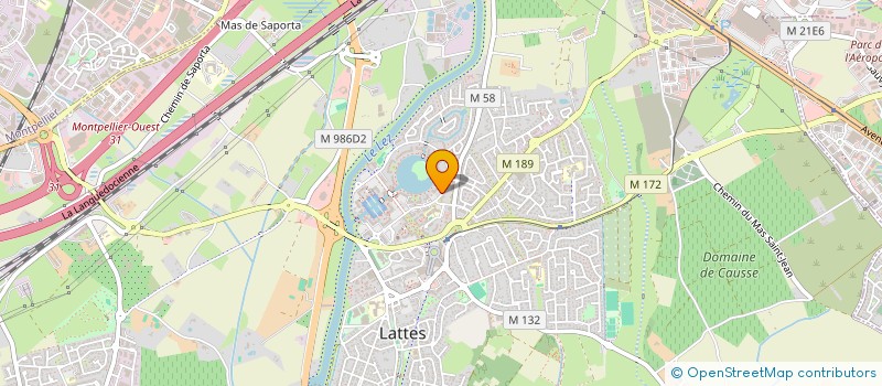 localisation de l'entreprise SCI THELMINE à LATTES