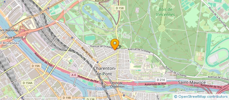 localisation de l'entreprise SCI THELO  CHARENTON-LE-PONT