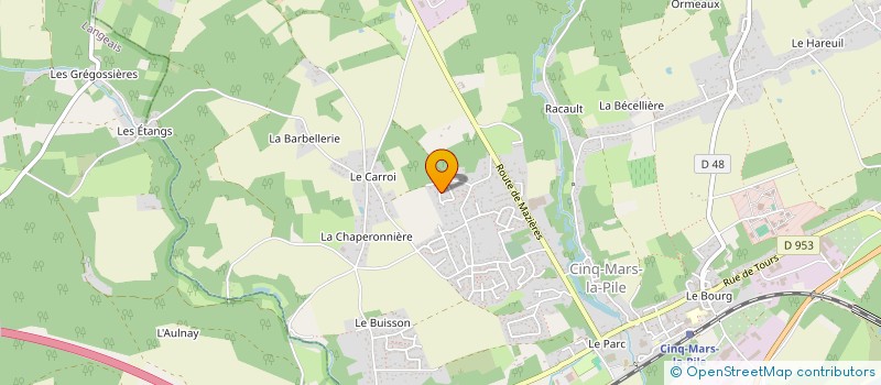 localisation de l'entreprise SCI THELOEN  CINQ-MARS-LA-PILE