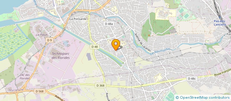 localisation de l'entreprise SCI THELOLINE à MARIGNANE