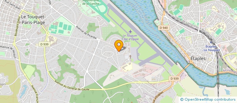 localisation de l'entreprise SCI THELUS à LE TOUQUET-PARIS-PLAGE