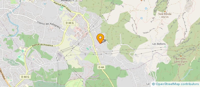 localisation de l'entreprise SCI THELY  ALLAUCH