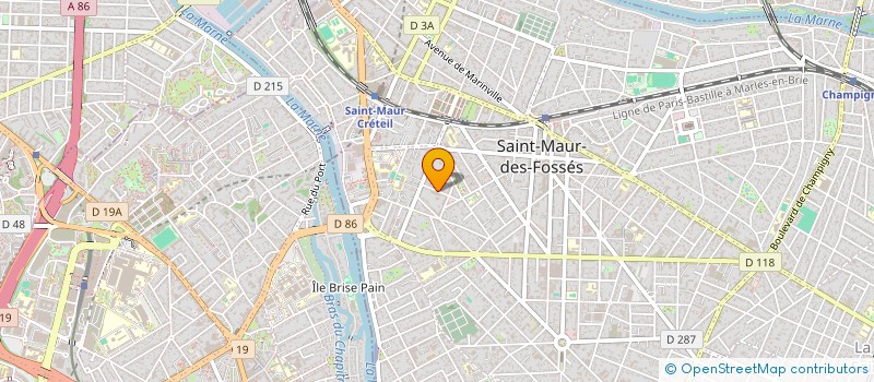 localisation de l'entreprise SCI THEMA à SAINT-MAUR-DES-FOSSES