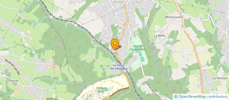 localisation de l'entreprise SCI THEMA  LA TOUR-DE-SALVAGNY