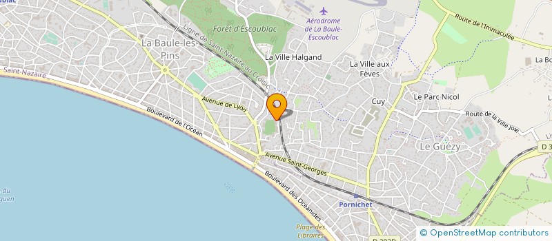 localisation de l'entreprise SCI THEMA à LA BAULE-ESCOUBLAC