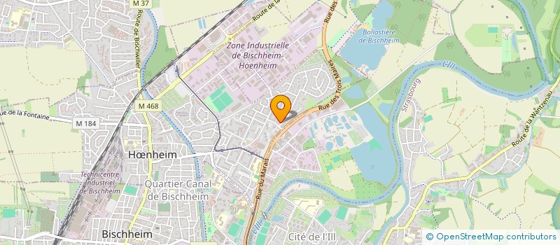 localisation de l'entreprise SCI THEMACERO  HNHEIM