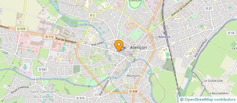 localisation de l'entreprise SCI THEMAFLEUR à ALENCON