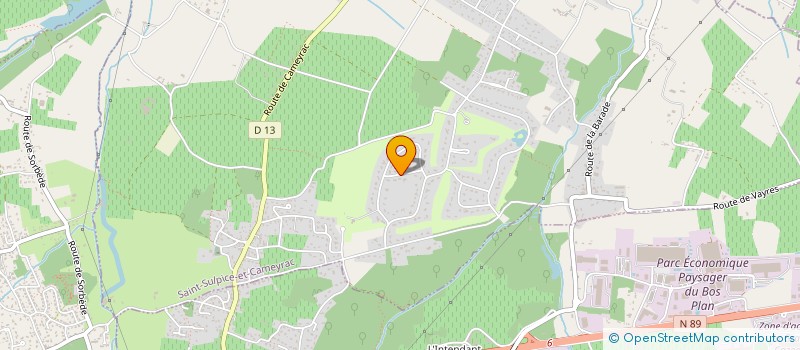 localisation de l'entreprise SCI THEMARLU  SAINT-SULPICE-ET-CAMEYRAC