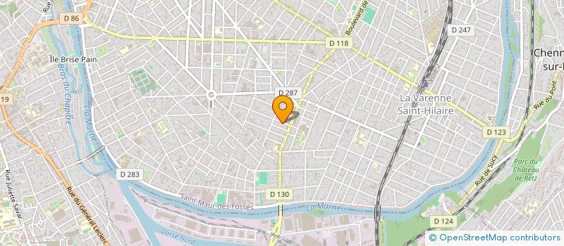 localisation de l'entreprise SCI THEMARYS à SAINT-MAUR-DES-FOSSES