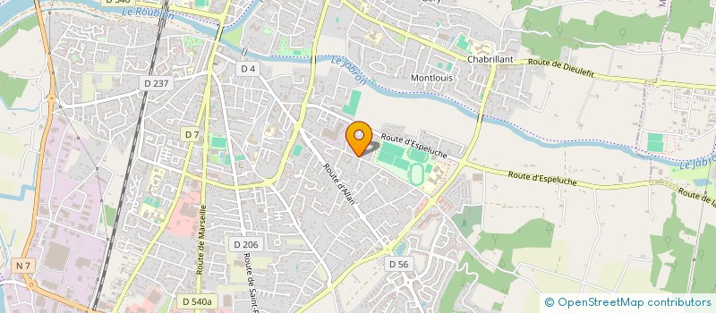 localisation de l'entreprise SCI THEMASI à MONTELIMAR
