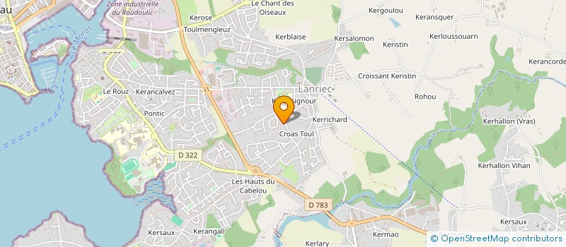 localisation de l'entreprise SCI THEMELAESA  CONCARNEAU